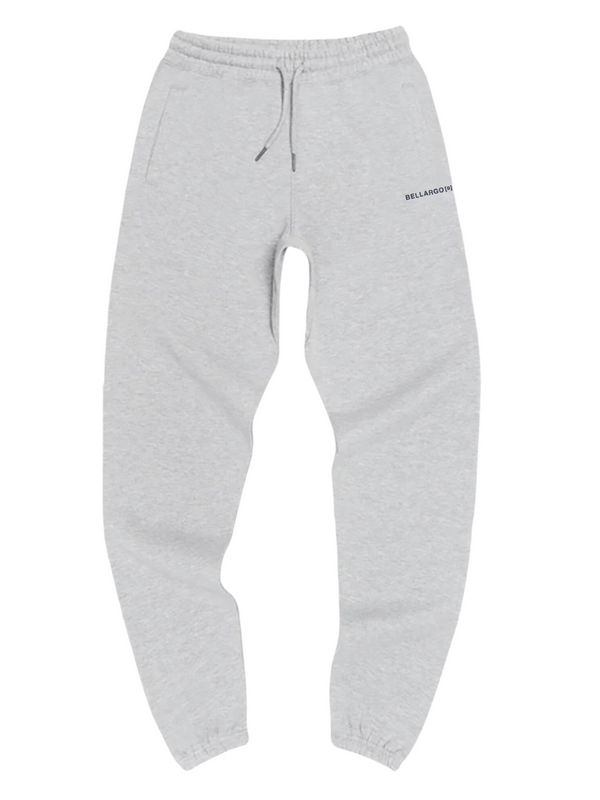 Grey Organic Fleece Sweatpants - Timeless and Stylish Unisex Streetwear Fashion.